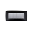Rama decorativa Gewiss Chorus One 6 module neagra GW16106TN