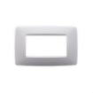 Rama decorativa Gewiss Chorus Monochrome One 4 module alba GW16104TB