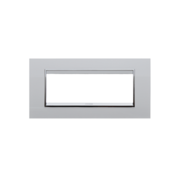 Rama decorativa Gewiss Chorus Lux 6 module alba GW16206TB