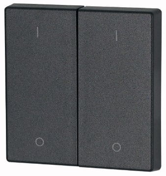 Element dublu acoperire butoane Eaton XComfort antracit CWIZ-02/14