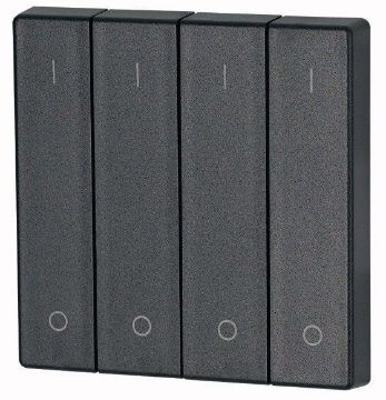 Element cvadruplu acoperire butoane Eaton XComfort antracit CWIZ-04/14