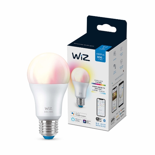 Imagine Bec LED WiZ smart WIFI Bluetooth E27 806lm RGB