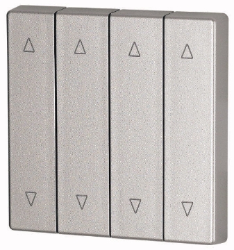 Element cvadruplu acoperire butoane Eaton XComfort argintiu CWIZ-04/23