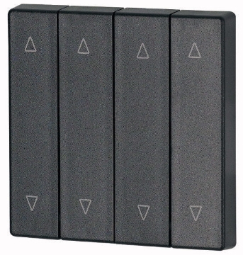 Element cvadruplu acoperire butoane Eaton XComfort antracit CWIZ-04/24