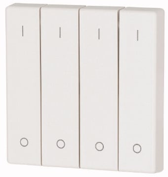 Element cvadruplu acoperire butoane Eaton XComfort alb lucios CWIZ-04/41
