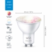 xx Bec LED WiZ smart WIFI Bluetooth GU10 345lm RGB