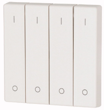 Element cvadruplu acoperire butoane Eaton XComfort alb CWIZ-04/48