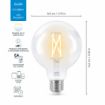 Bec LED WiZ smart WIFI E27 G95 Filament Clear 806lm Tunable White