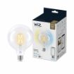 Bec LED WiZ smart WIFI E27 G125 Filament Clear 806lm Tunable White