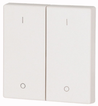 Element dublu acoperire butoane Eaton XComfort alb lucios CWIZ-02/41
