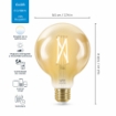 xx Bec LED WiZ smart WIFI E27 G95 Filament Amber 640lm Tunable White