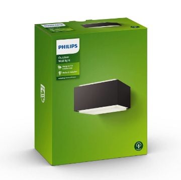 Aplica exterior Philips Hedgehog Anthracite 1x42W PC01393