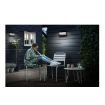 Aplica LED exterior Philips Bustan Anthracite 2x4.5W PC01409