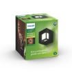 Aplica LED exterior Philips Parterre Black 1x8W PC01394