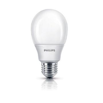 Imagine Bec economic Philips Economy forma clasica 11W E27 lumina calda 580LM