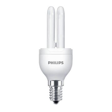 Imagine Bec economic Philips Genie forma stick 5W E14 lumina calda 250LM PS00146