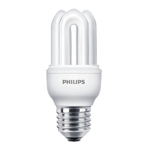 Bec economic Philips Genie forma stick 8W E27 lumina rece 400LM