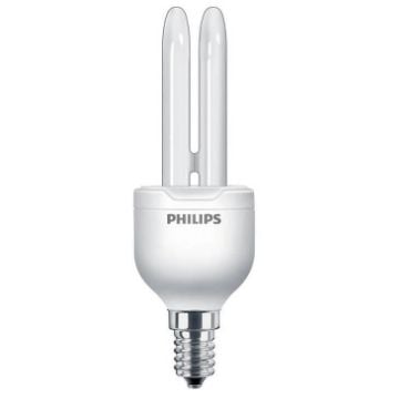 Bec economic Philips Economy Twist Stick 8W E14 lumina calda 460LM
