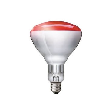 Bec incandescent infrarosu Philips IR 150W E27 230-250V BR125 pentru pui