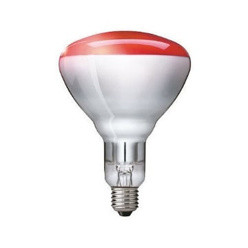 Bec incandescent infrarosu Philips IR 250W E27 230-250V BR125 pentru pui