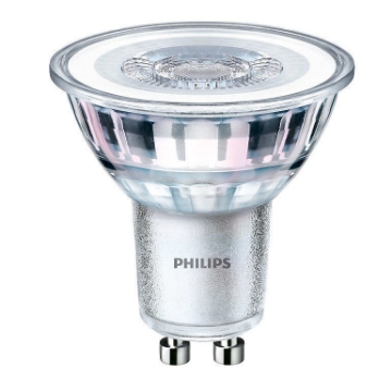 Poza cu Bec LED Philips 3.5W GU10 forma spot MR16 lumina calda