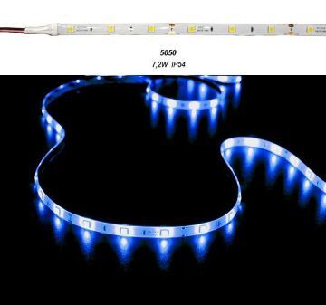 Banda LED Adeleq IP54 7.2W/m 05-081 albastru