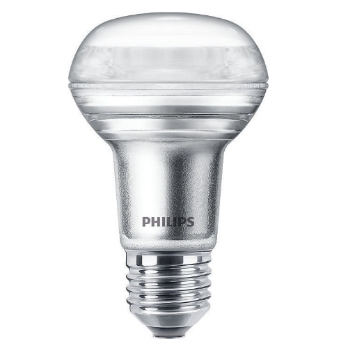 xx Bec LED Philips 4.5W R63 E27 2700K 36D lumina calda PS03656