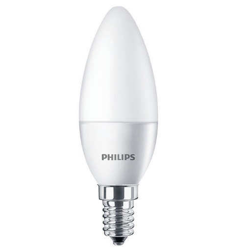 xx Bec LED Philips 5.5W E14, forma lumanare B35, lumina neutra PS02957