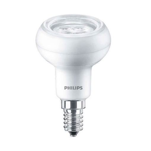 xx Bec LED Philips 5W E14 forma reflector R50, lumina calda