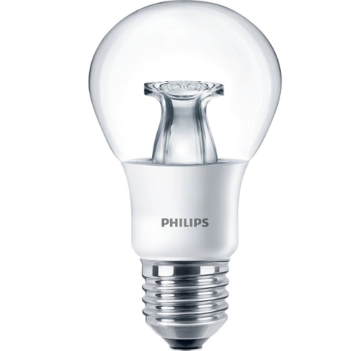 xx Bec LED Philips 6.5W E27 A60 Lumina Calda PS03231