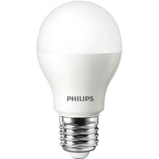 Imagine Bec LED Philips standard 5.5W A60 E27 lumina calda PS02584