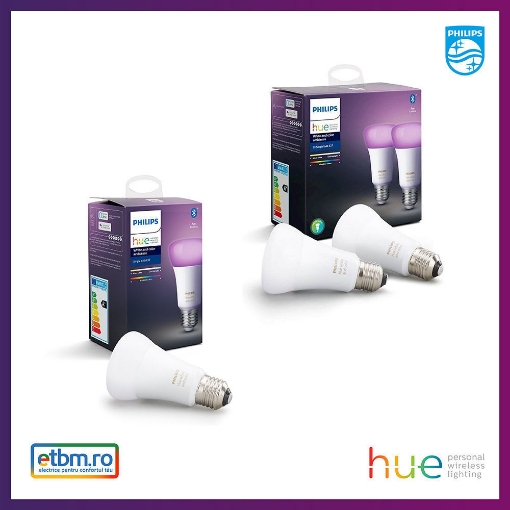 xx Pachet Philips Hue Ambiance 2+1 becuri White and Color Ambiance