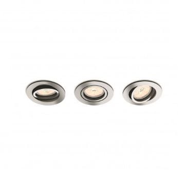Set spoturi LED Philips Donegal Chrome PC02276