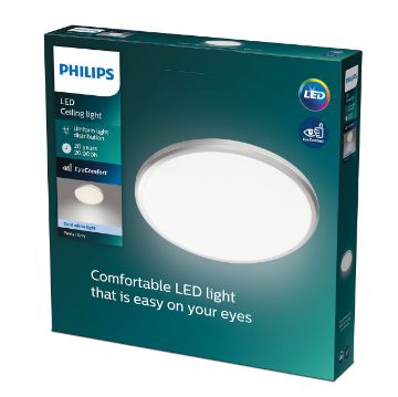 Plafoniera LED Philips Twirly White 17W 1900LM lumina neutra PC02286