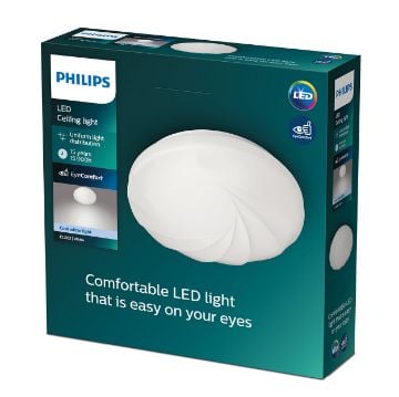 Plafoniera LED Philips CL202 White 10W 1100LM lumina neutra PC02296