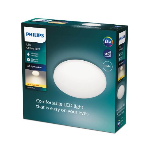 Plafoniera LED Philips CL251 White 10W 980LM lumina calda PC02299