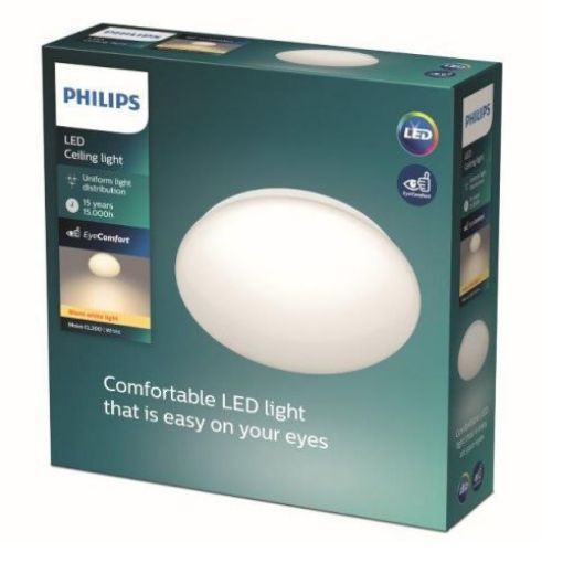 Plafoniera LED Philips CL200 White 6W 600LM lumina calda PC02028