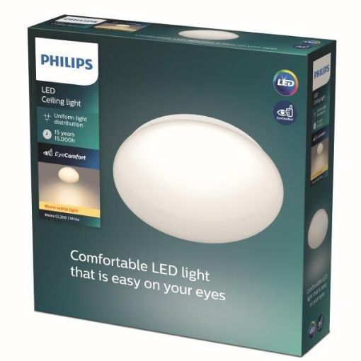 Plafoniera LED Philips CL200 White 10W 1000LM lumina calda PC02046