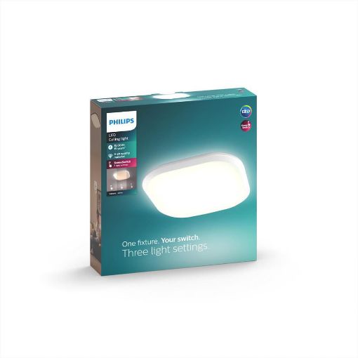 Plafoniera LED Philips Cavanal White 18W 1500LM lumina calda PC02308