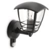 Aplica exterior Philips MyGarden Creek Black senzor miscare 60W PC02100