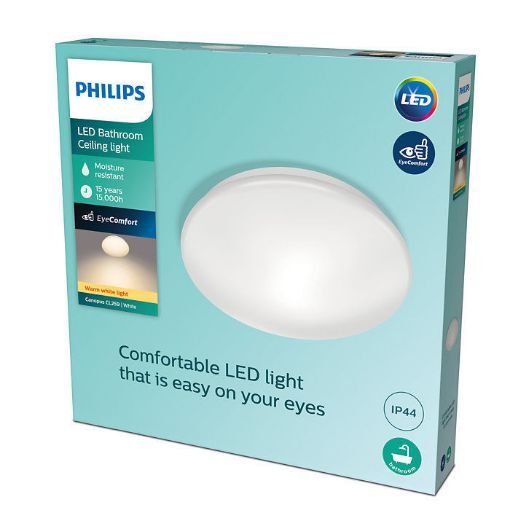 Plafoniera LED baie Philips CL259 White 20W 2000LM lumina calda PC02320