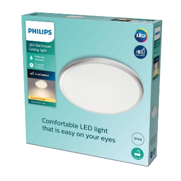 Plafoniera LED baie Philips Spray White 12W 1200lm lumina calda PC02321
