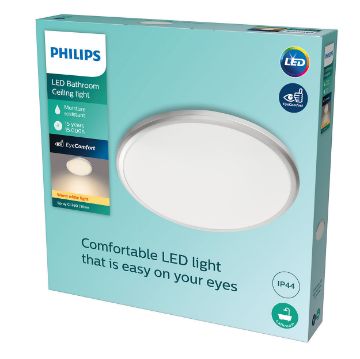 Plafoniera LED baie Philips Spray White 17W 1500LM lumina calda PC02322