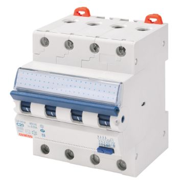 Siguranta automata diferentiala pura Gewiss 4P 20A 4.5KA 30mA GW94068