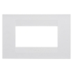 Rama decorativa Gewiss Chorus Monochrome Geo 4 module alba GW16404TB