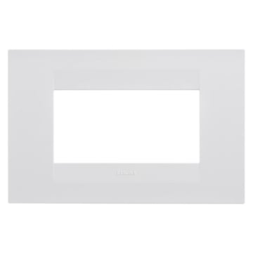 Rama decorativa Gewiss Chorus Monochrome Geo 4 module alba GW16404TB