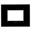 Rama decorativa Gewiss Chorus Geo 3 module neagra GW16403TN