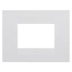 Rama decorativa Gewiss Chorus Monochrome Geo 3 module alba GW16403TB