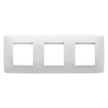 Rama decorativa Gewiss Chorus One International 6 module alba GW16126TB