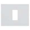 Rama decorativa Gewiss Chorus Monochrome Geo 1 modul alba GW16401TB